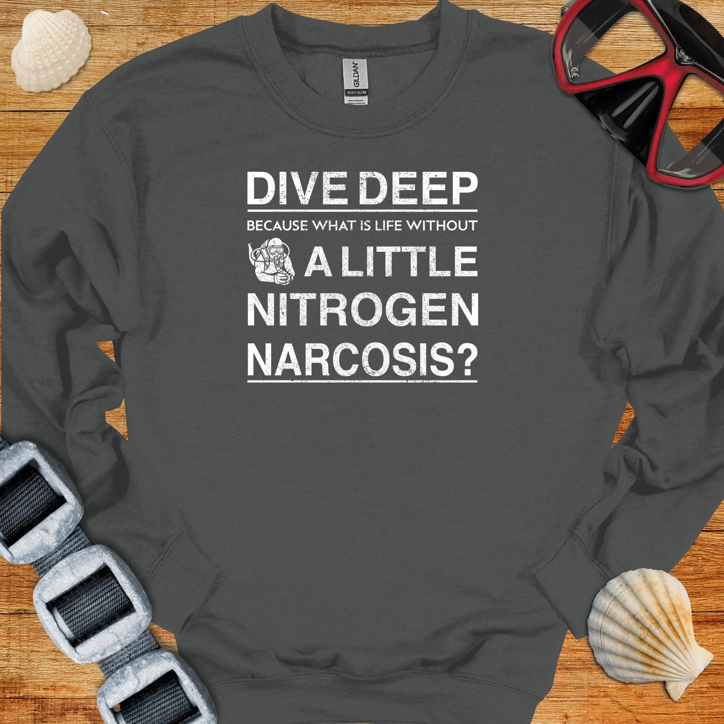 crewneck Charcoal / S A Little Narcosis Crewneck