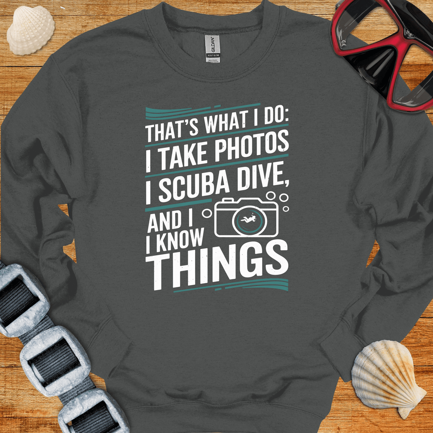 crewneck Charcoal / S Do Photos & Scuba Crewneck