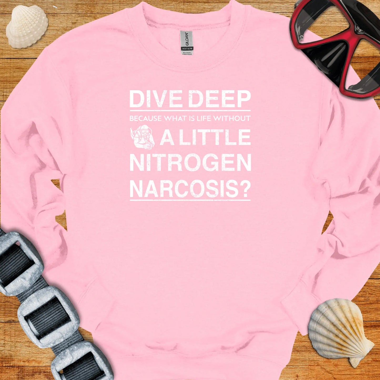 crewneck Light Pink / S A Little Narcosis Crewneck