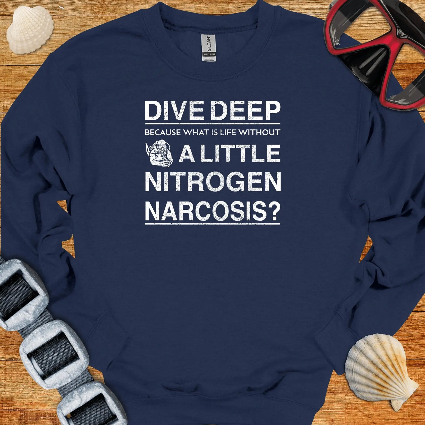 crewneck Navy / S A Little Narcosis Crewneck
