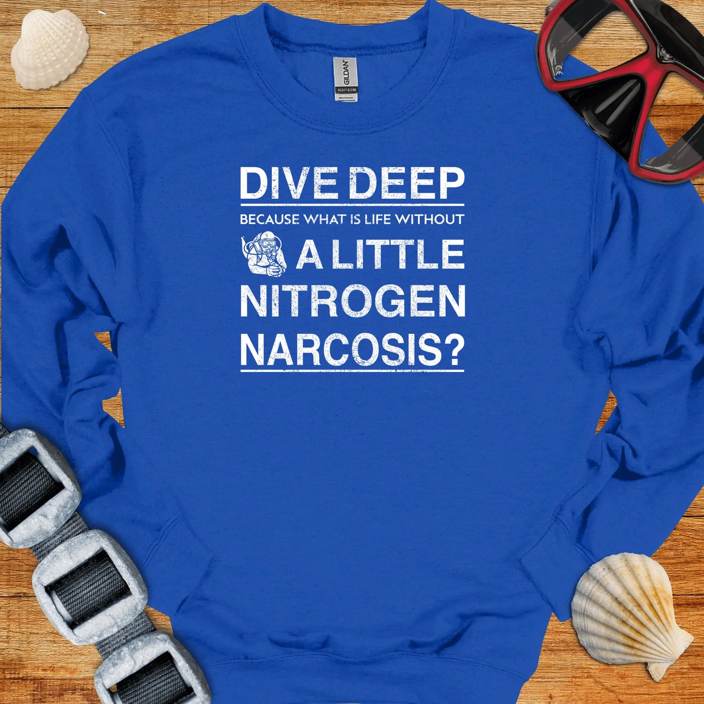 crewneck Royal / S A Little Narcosis Crewneck