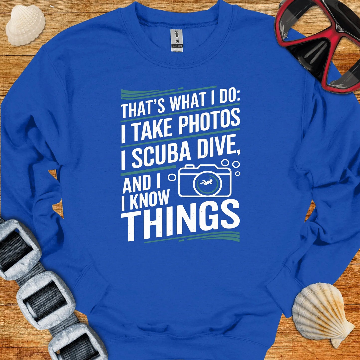 crewneck Royal / S Do Photos & Scuba Crewneck