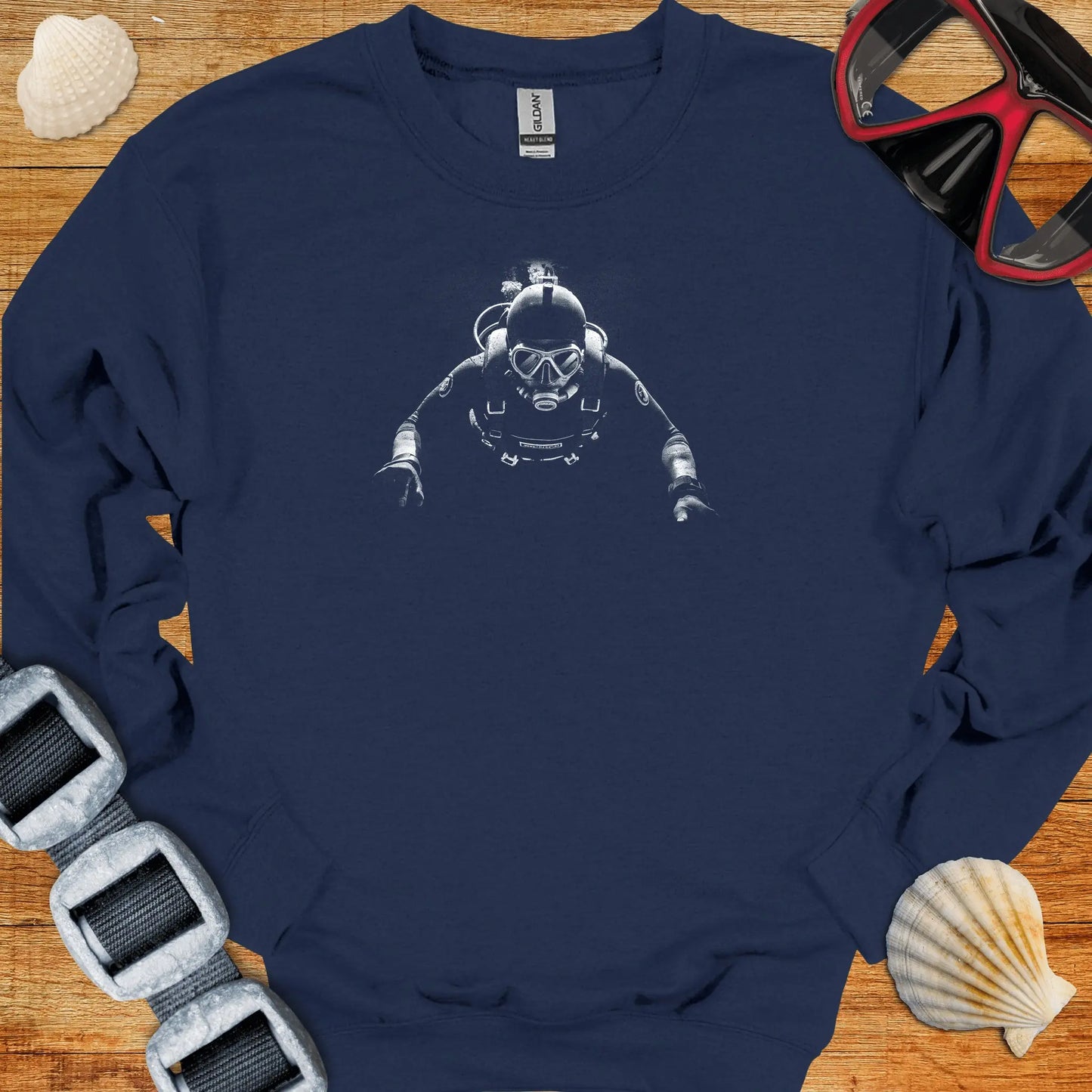 crewneck S / Navy Night Dive Crewneck