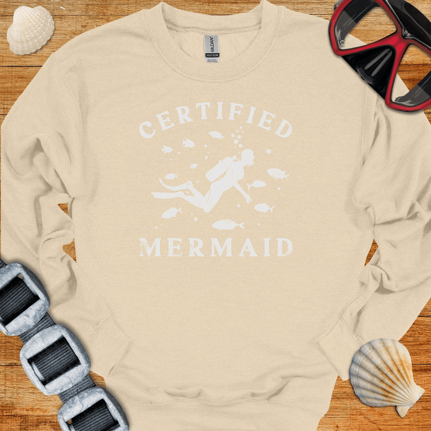 crewneck S / Sand Certified Mermaid Crewneck