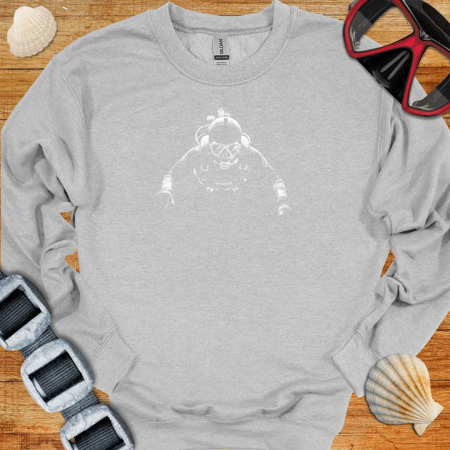 crewneck S / Sport Grey Night Dive Crewneck