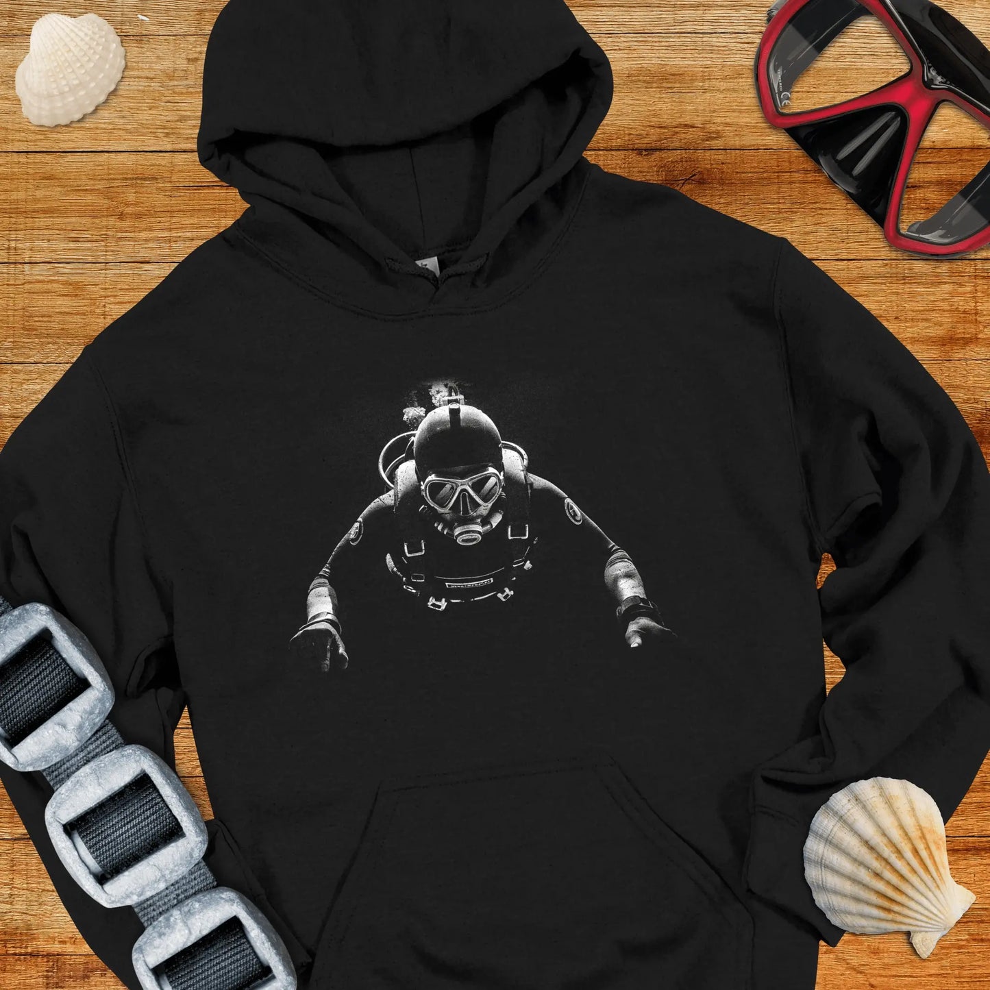 Hoodie Black / S Night Dive Hoodie
