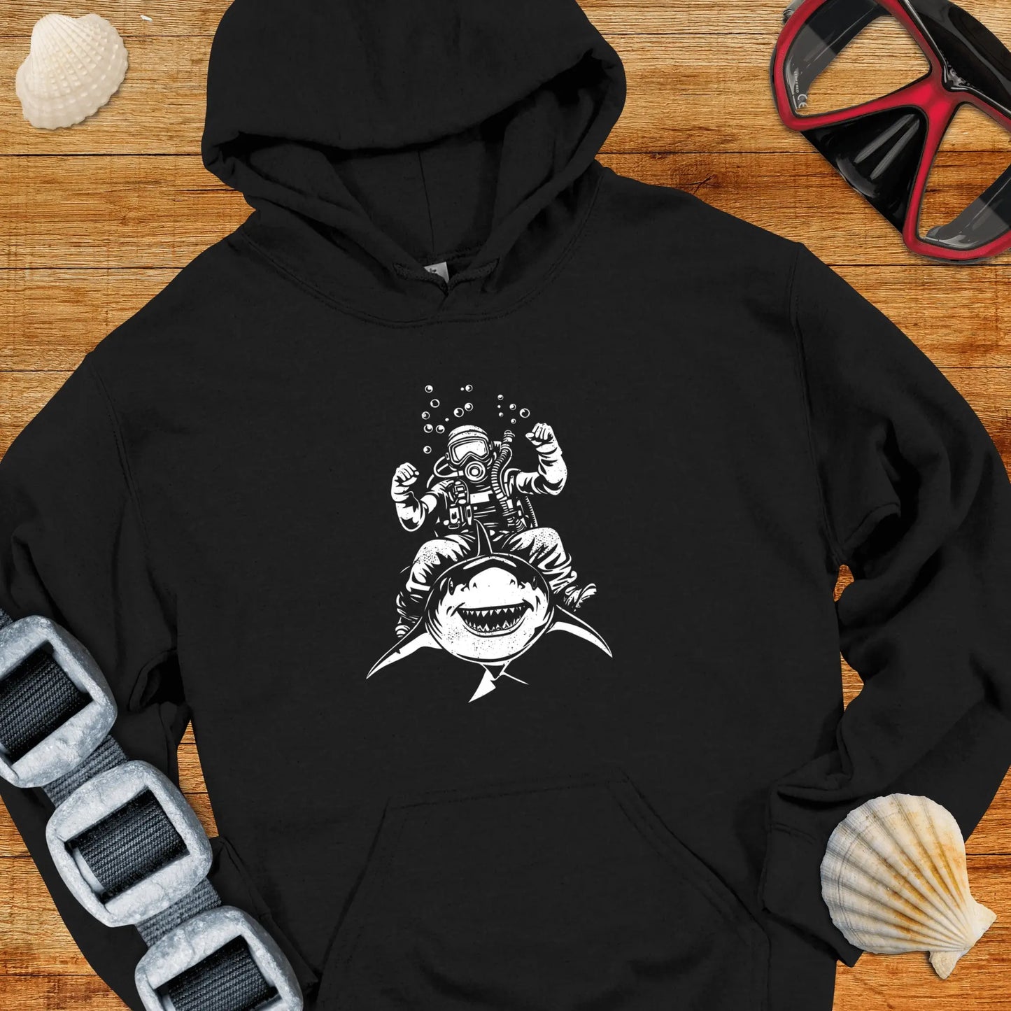 Hoodie Black / S Shark Rider Hoodie