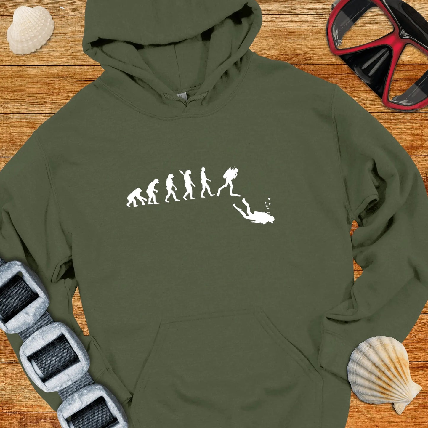 Hoodie Military Green / S Evolution Hoodie