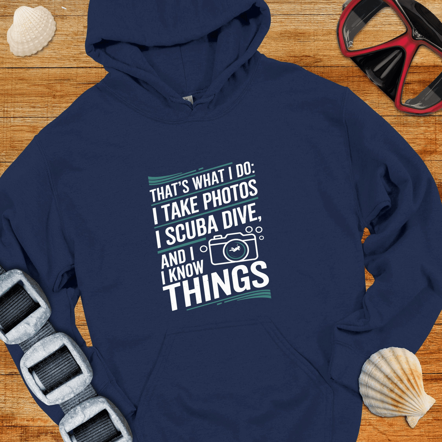 Hoodie Navy / S Do Photos & Scuba Hoodie