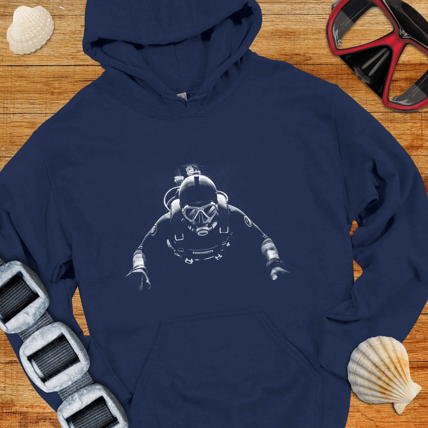 Hoodie Navy / S Night Dive Hoodie