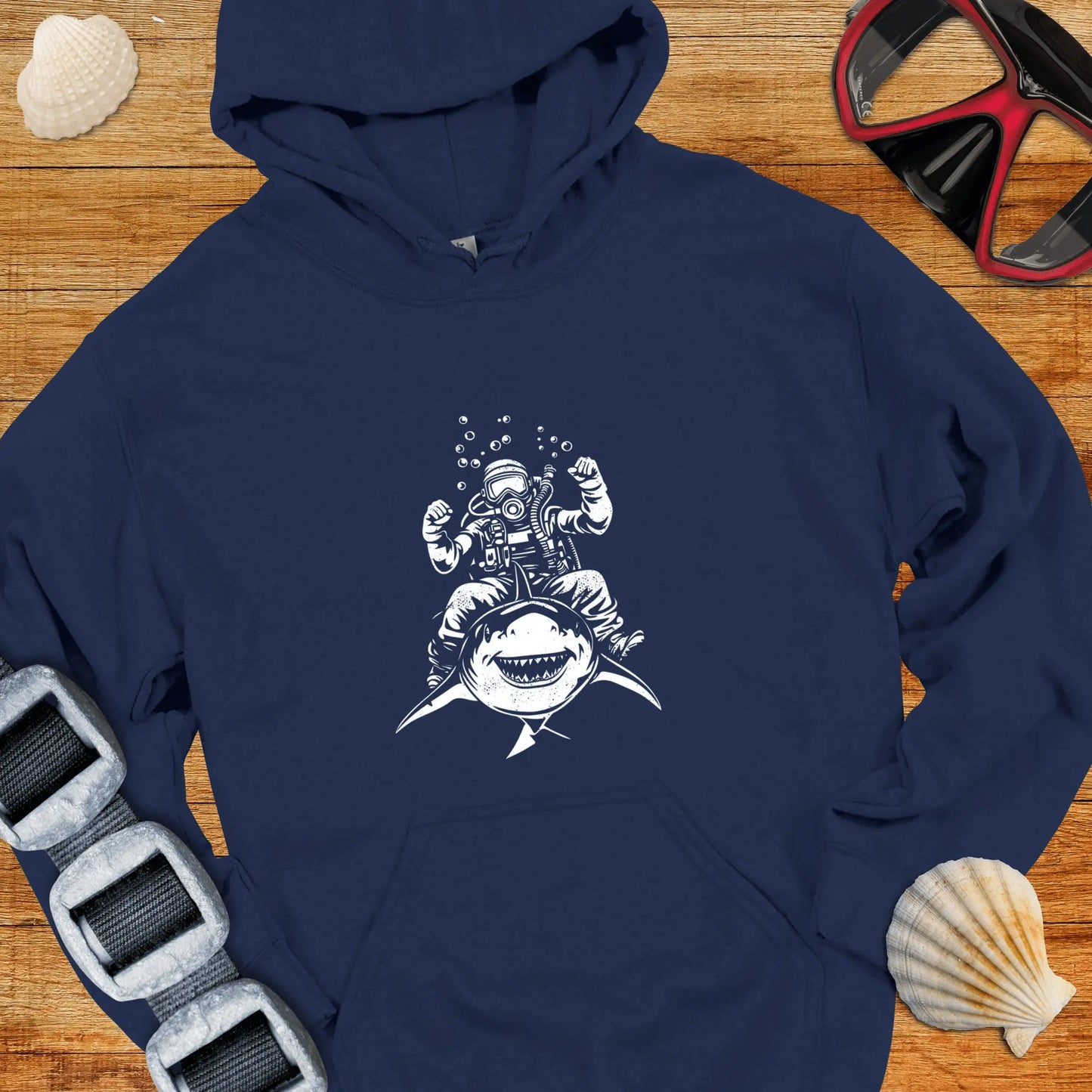 Hoodie Navy / S Shark Rider Hoodie