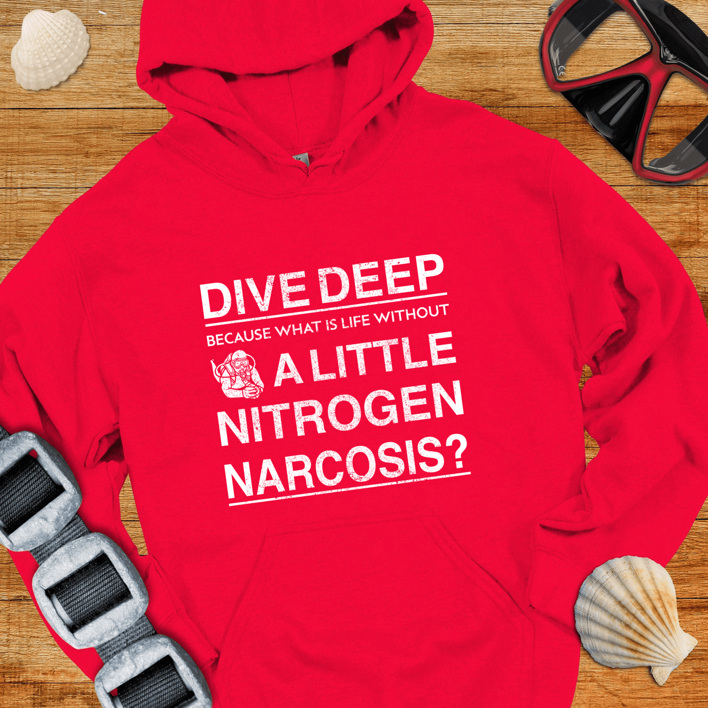 Hoodie Red / S A Little Narcosis Hoodie