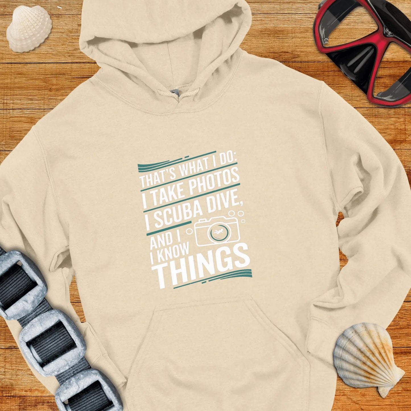 Hoodie Sand / S Do Photos & Scuba Hoodie