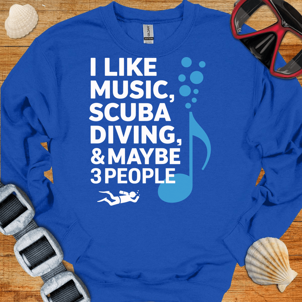 Sweatshirt S / Royal Diving And Music Crewneck