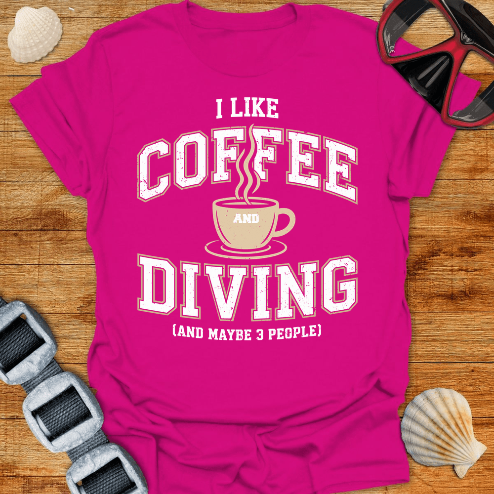 T-Shirt Antique Heliconia / S Coffee & Diving T-Shirt