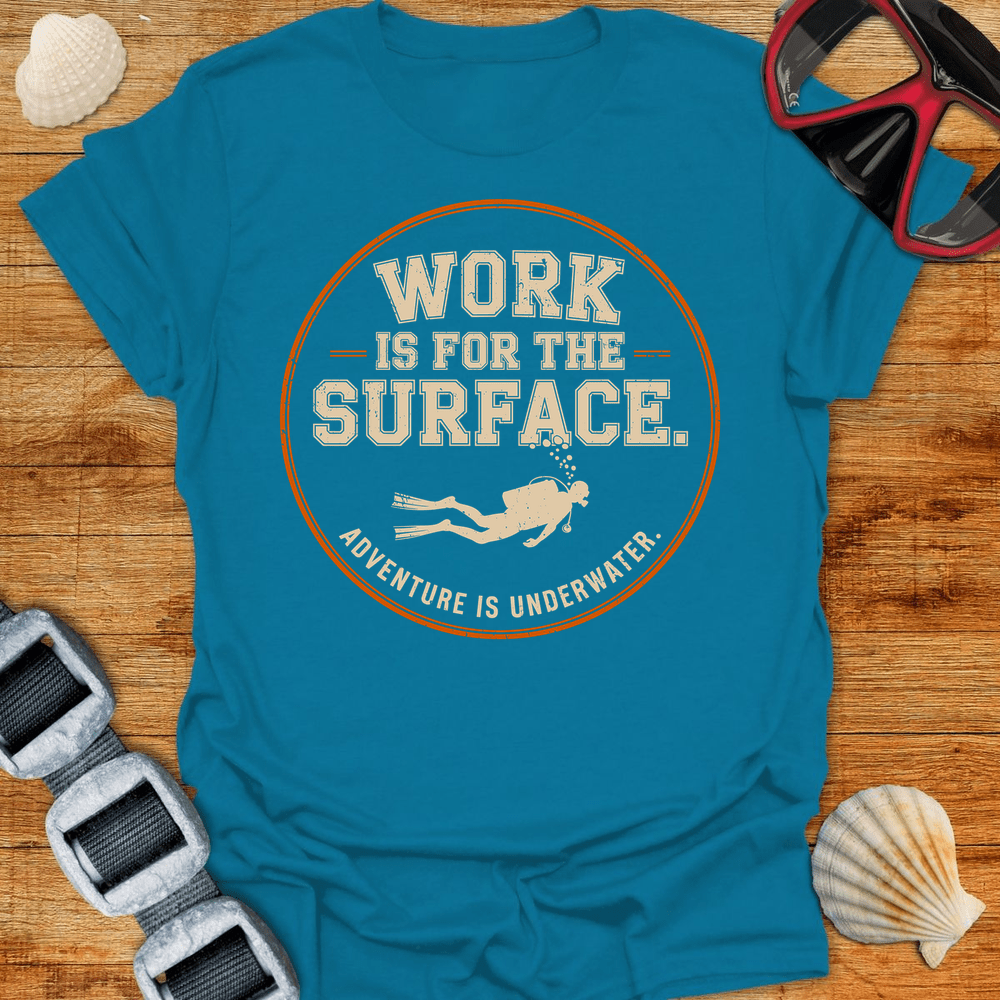 T-Shirt Antique Sapphire / S Adventure Is Underwater T-Shirt