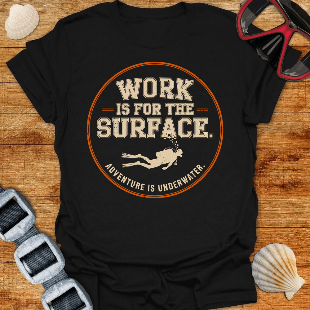 T-Shirt Black / S Adventure Is Underwater T-Shirt