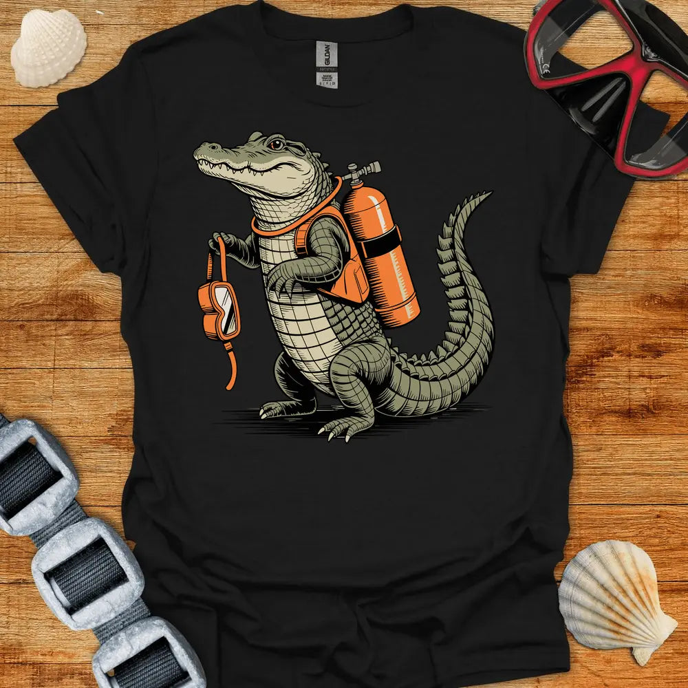 T-Shirt Black / S Alligator Diver T-Shirt