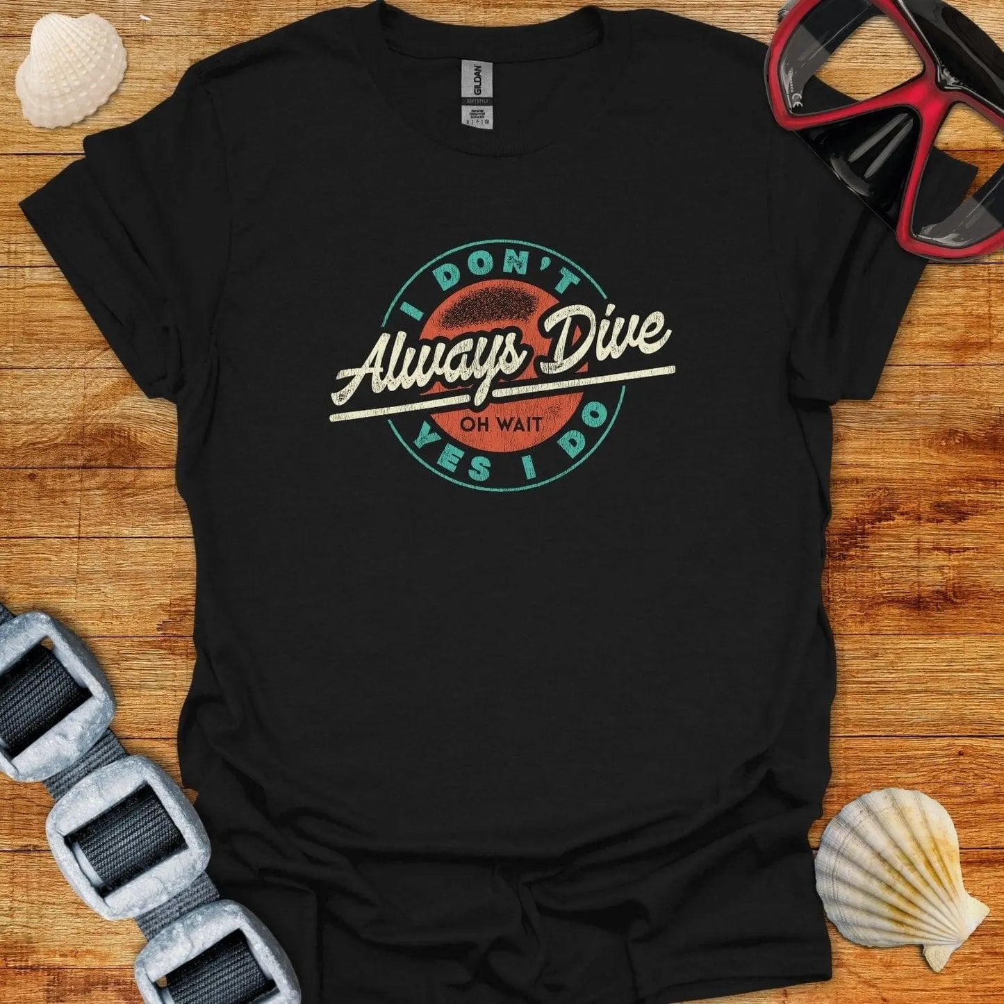 T-Shirt Black / S Always Dive T-Shirt
