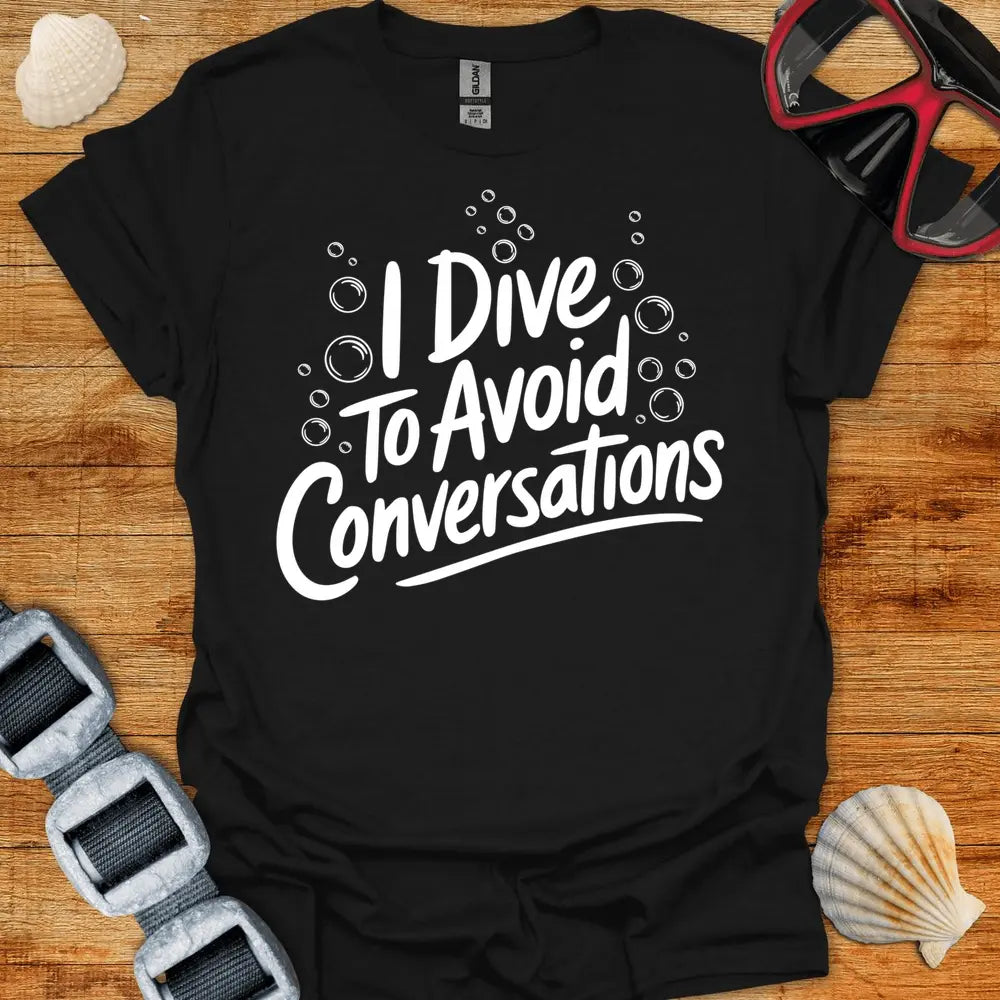 T-Shirt Black / S Avoid Conversations T-Shirt