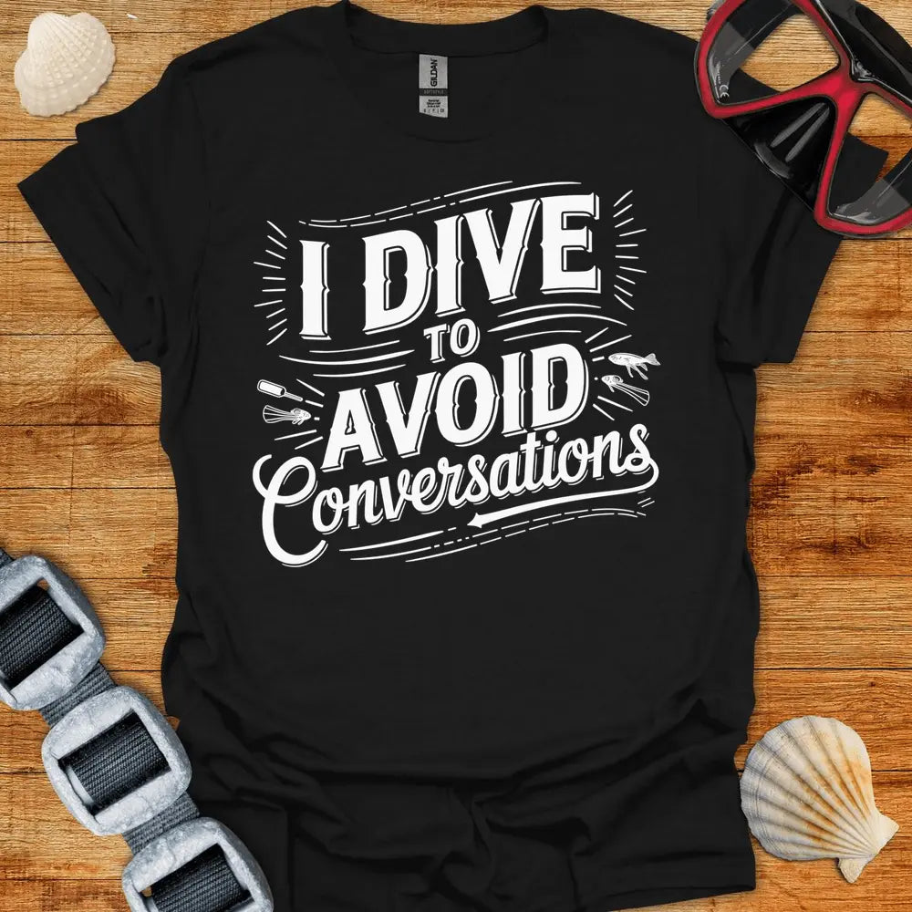 T-Shirt Black / S Avoid-Conversations T-Shirt