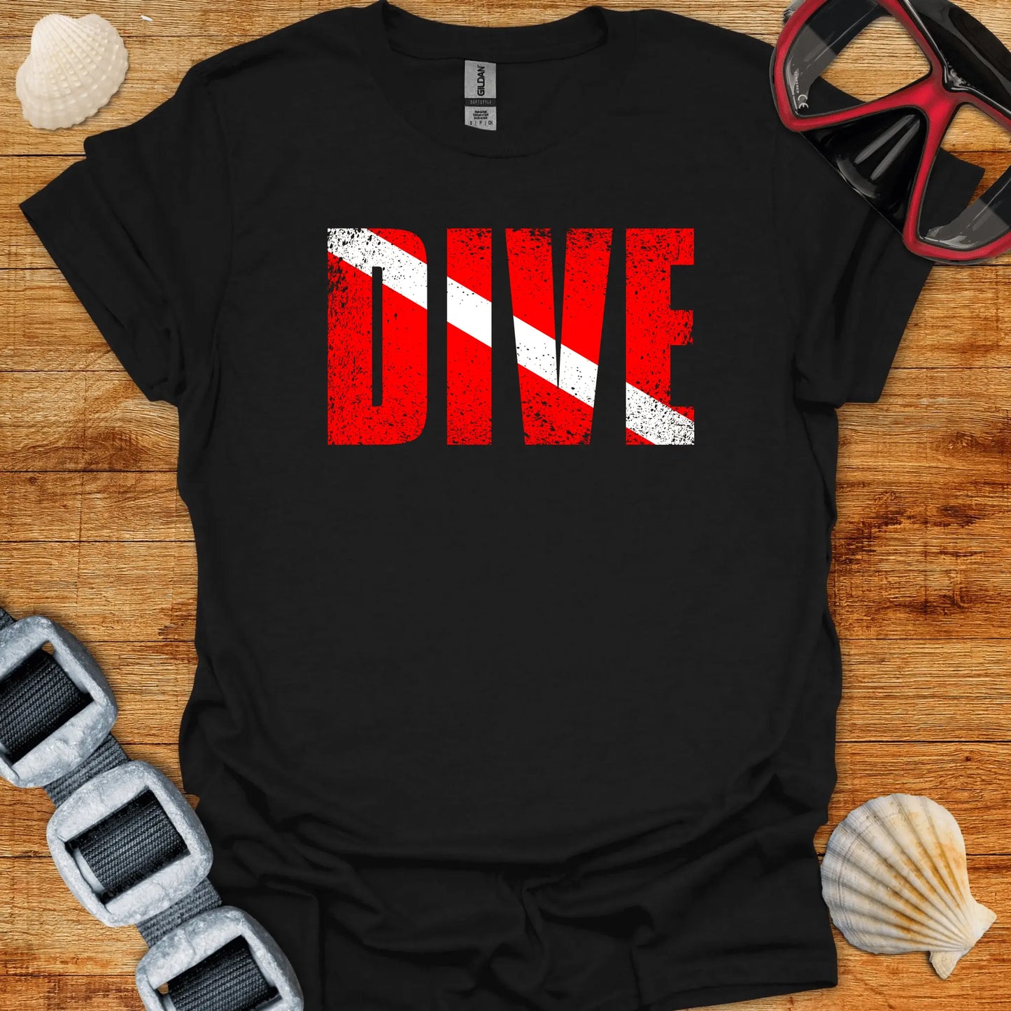 T-Shirt Black / S Bold Dive T-Shirt