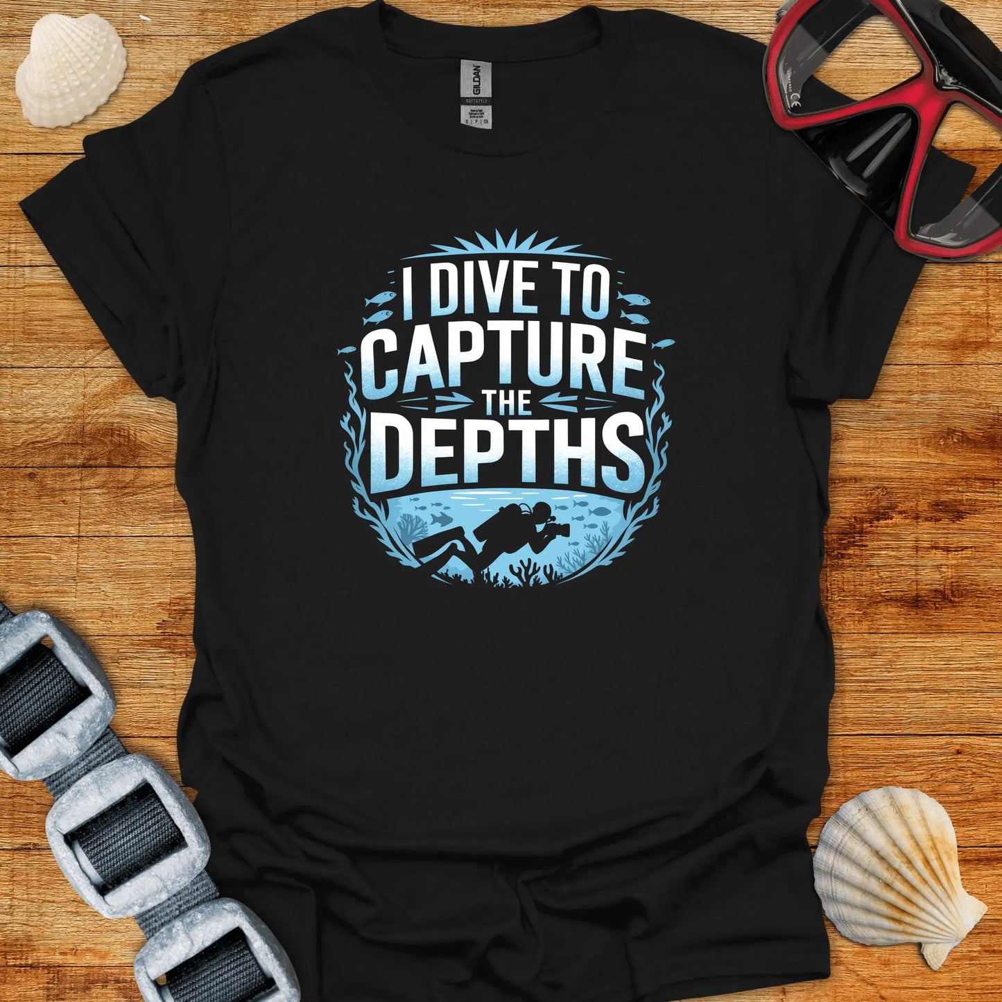 T-Shirt Black / S Capture The Depths T-Shirt