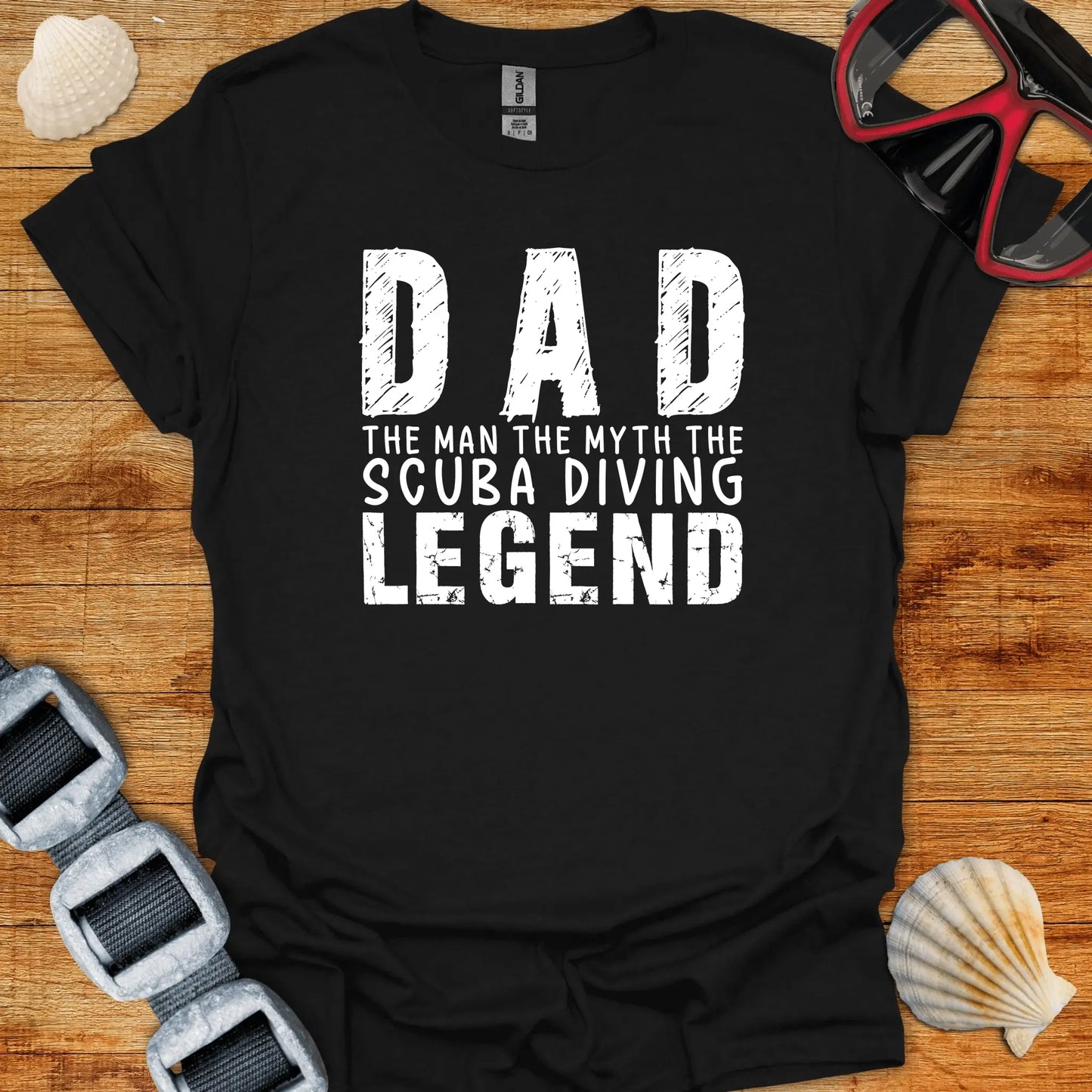 T-Shirt Black / S Dad Legend T-Shirt