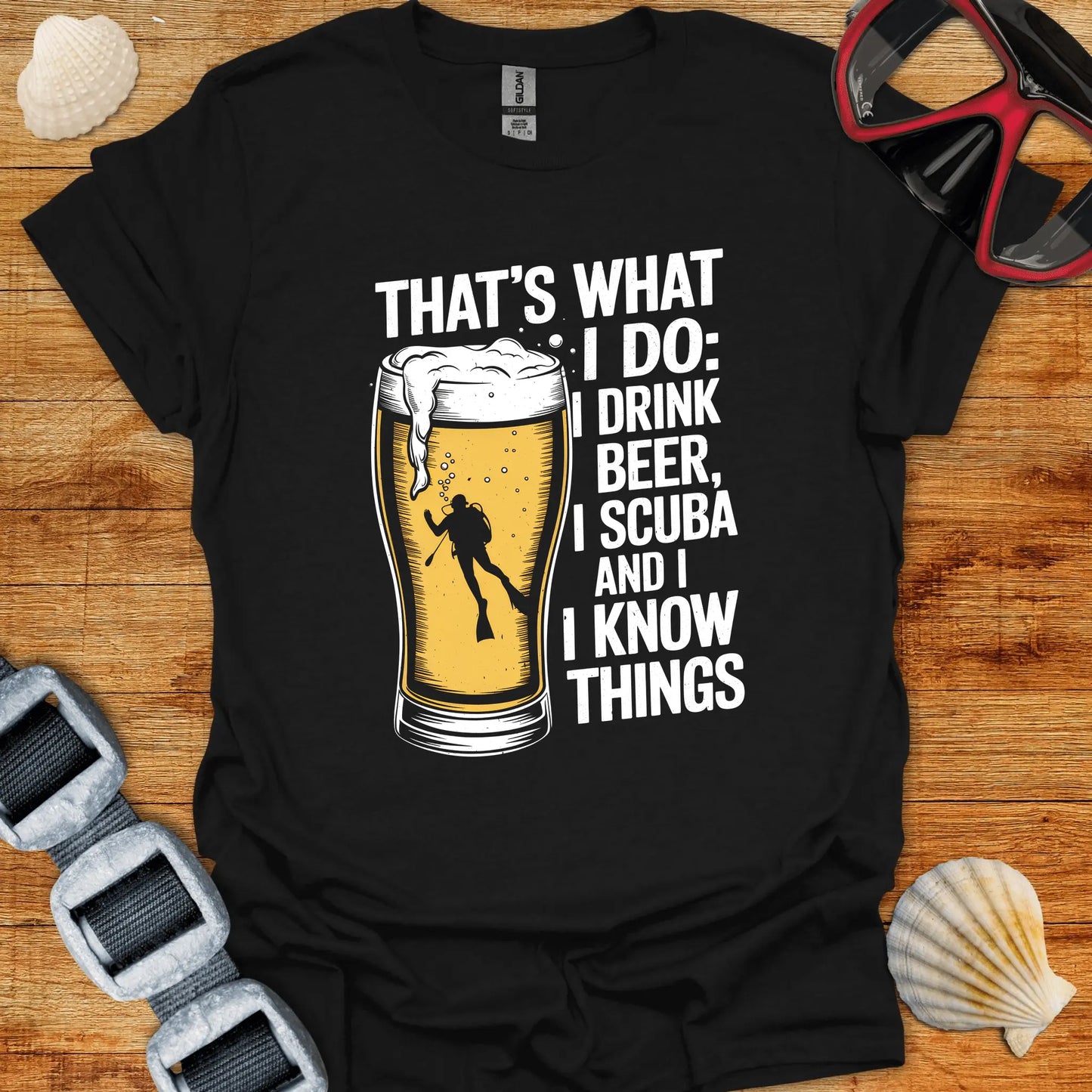 T-Shirt Black / S Do Beer & Dive T-Shirt