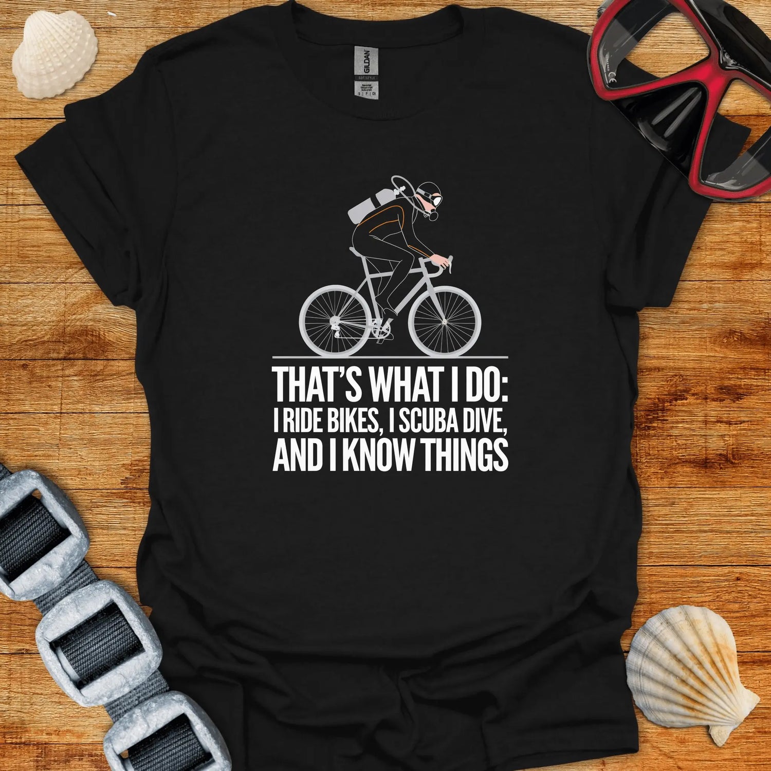 T-Shirt Black / S Do Bikes & Diving T-Shirt