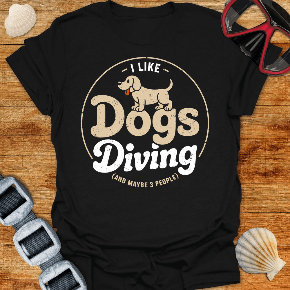 T-Shirt Black / S Dogs & Diving T-Shirt
