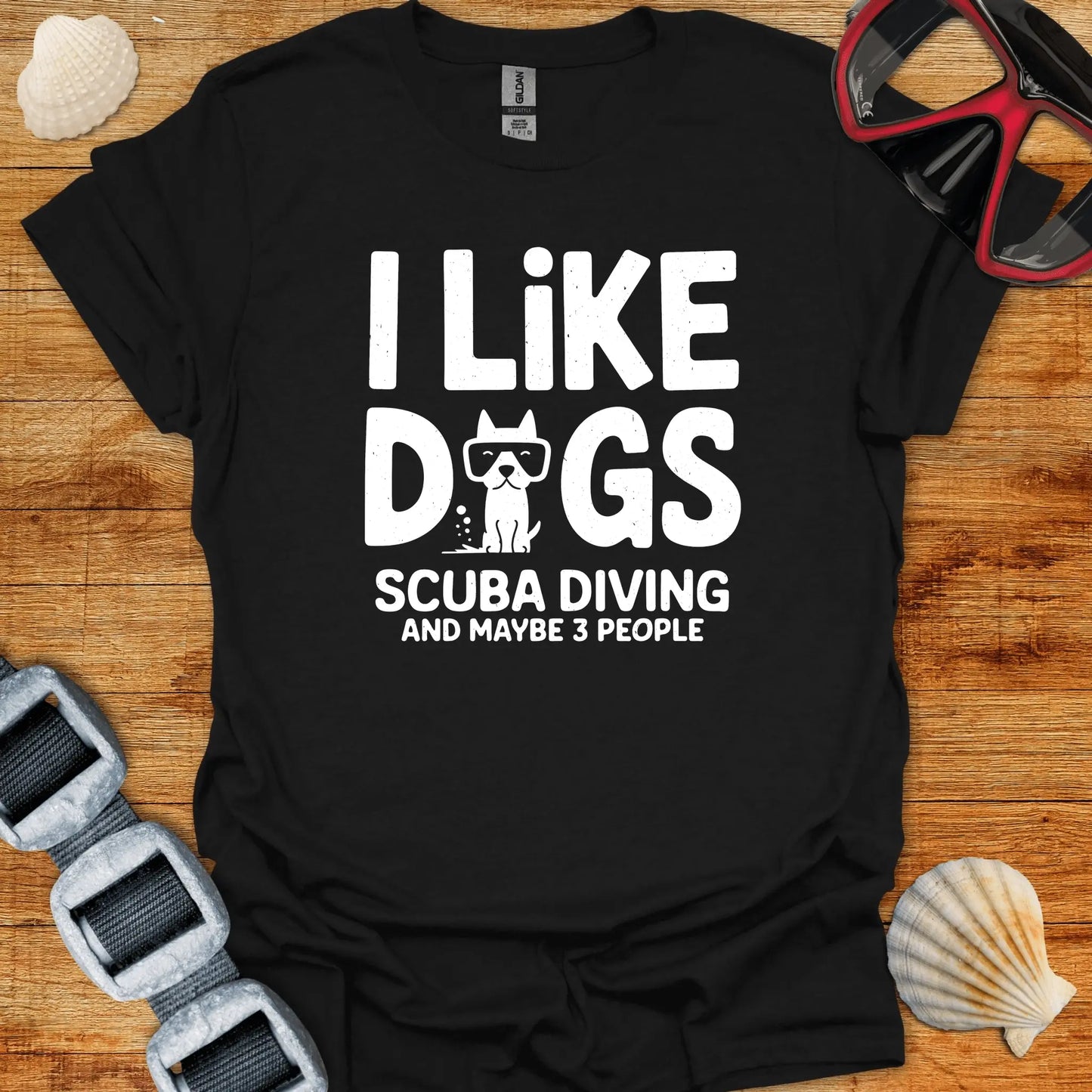 T-Shirt Black / S Dogs & Diving T-Shirt