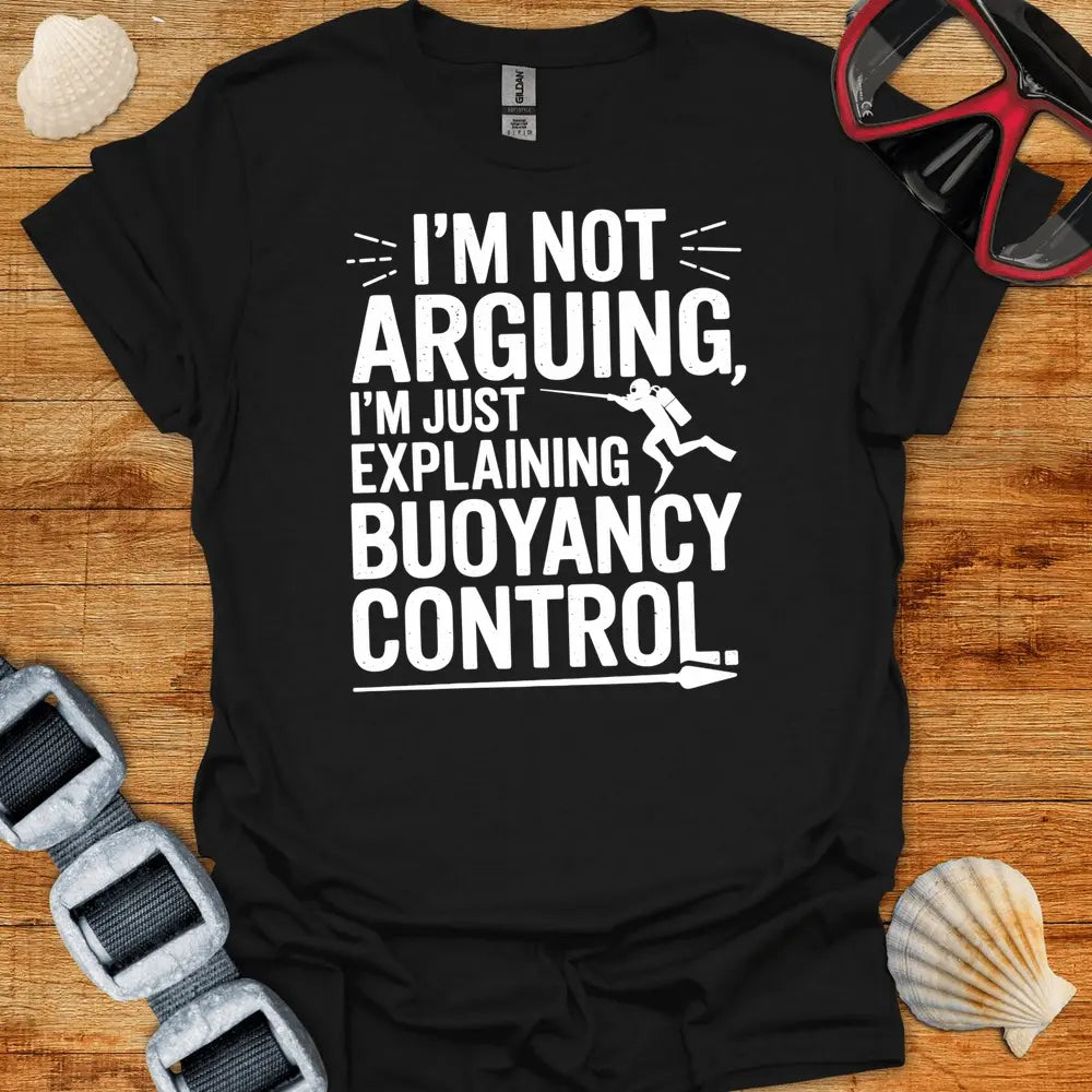 T-Shirt Black / S Explaining Buoyancy T-Shirt 2