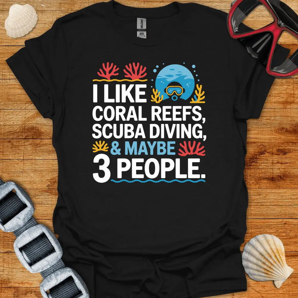 T-Shirt Black / S I Like Coral T-Shirt