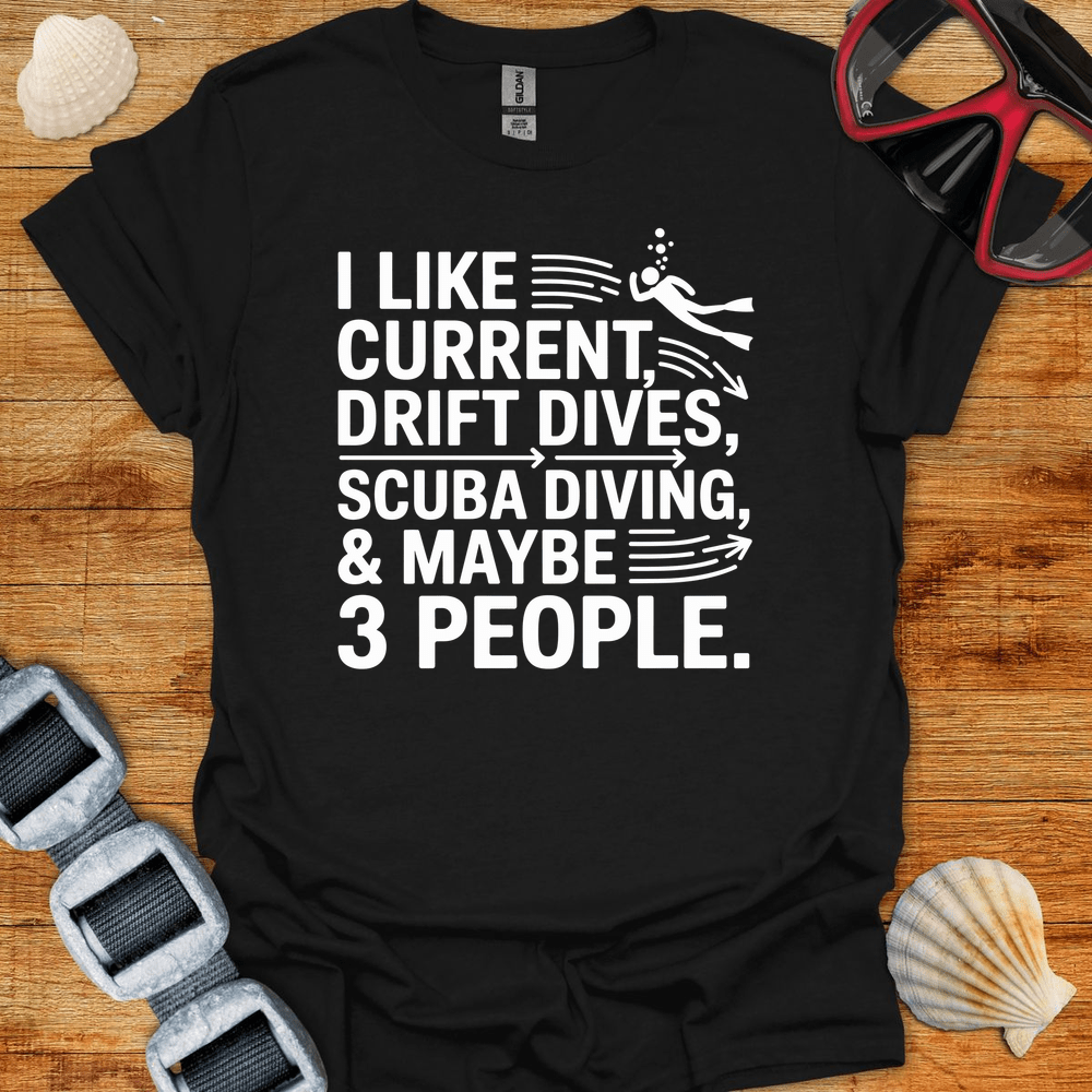T-Shirt Black / S I Like Current T-Shirt