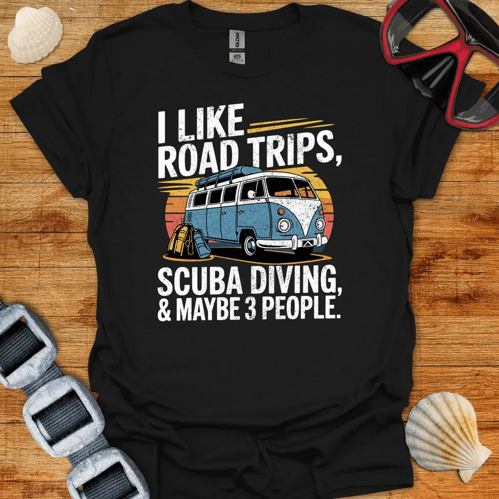 T-Shirt Black / S I Like Road Trips T-Shirt