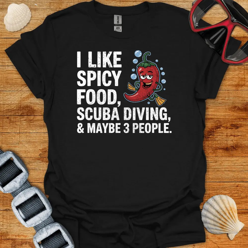 T-Shirt Black / S I Like Spicy Food T-Shirt