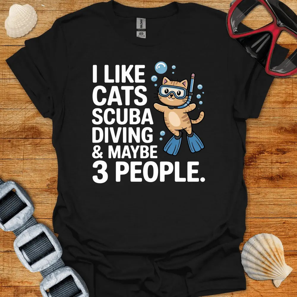 T-Shirt Black / S Like Cats T-Shirt