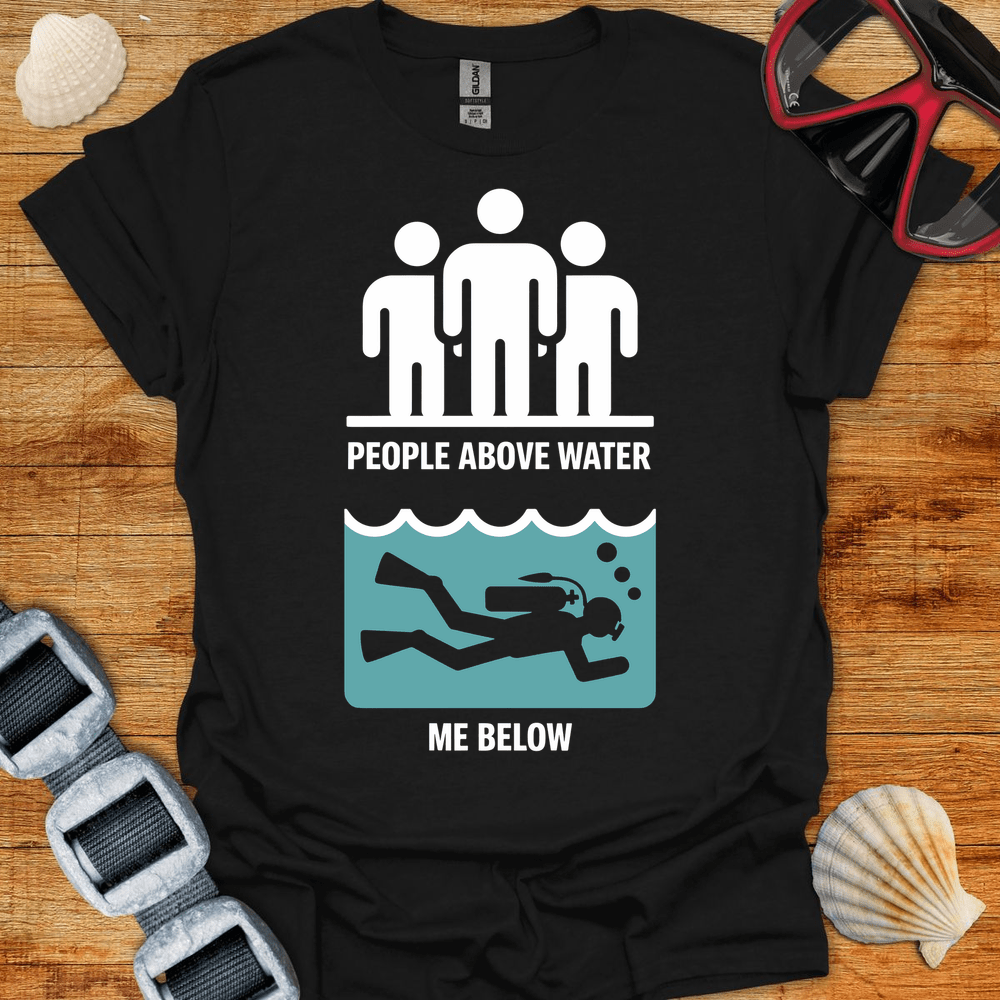 T-Shirt Black / S Me Below T-Shirt