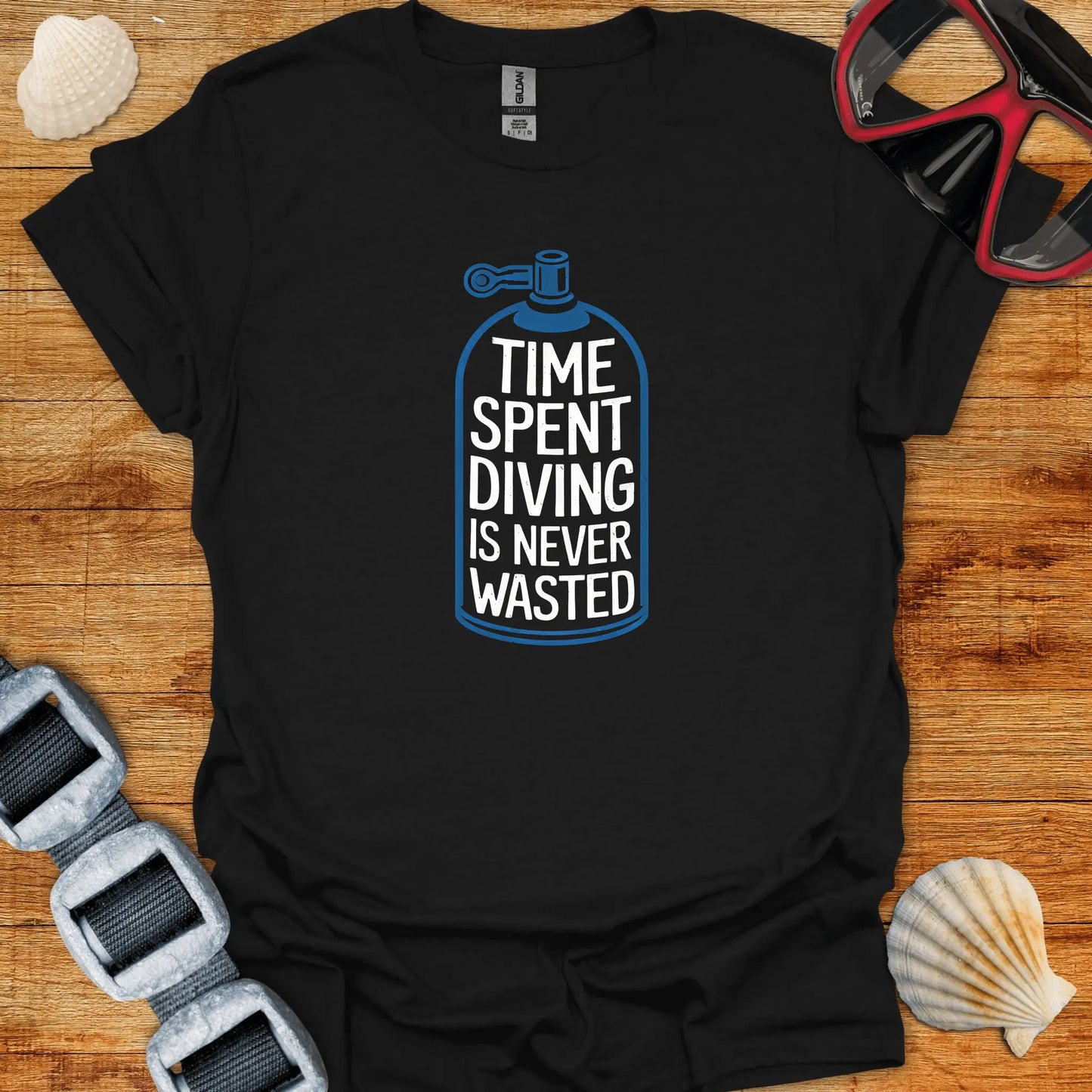 T-Shirt Black / S Never Wasted T-Shirt