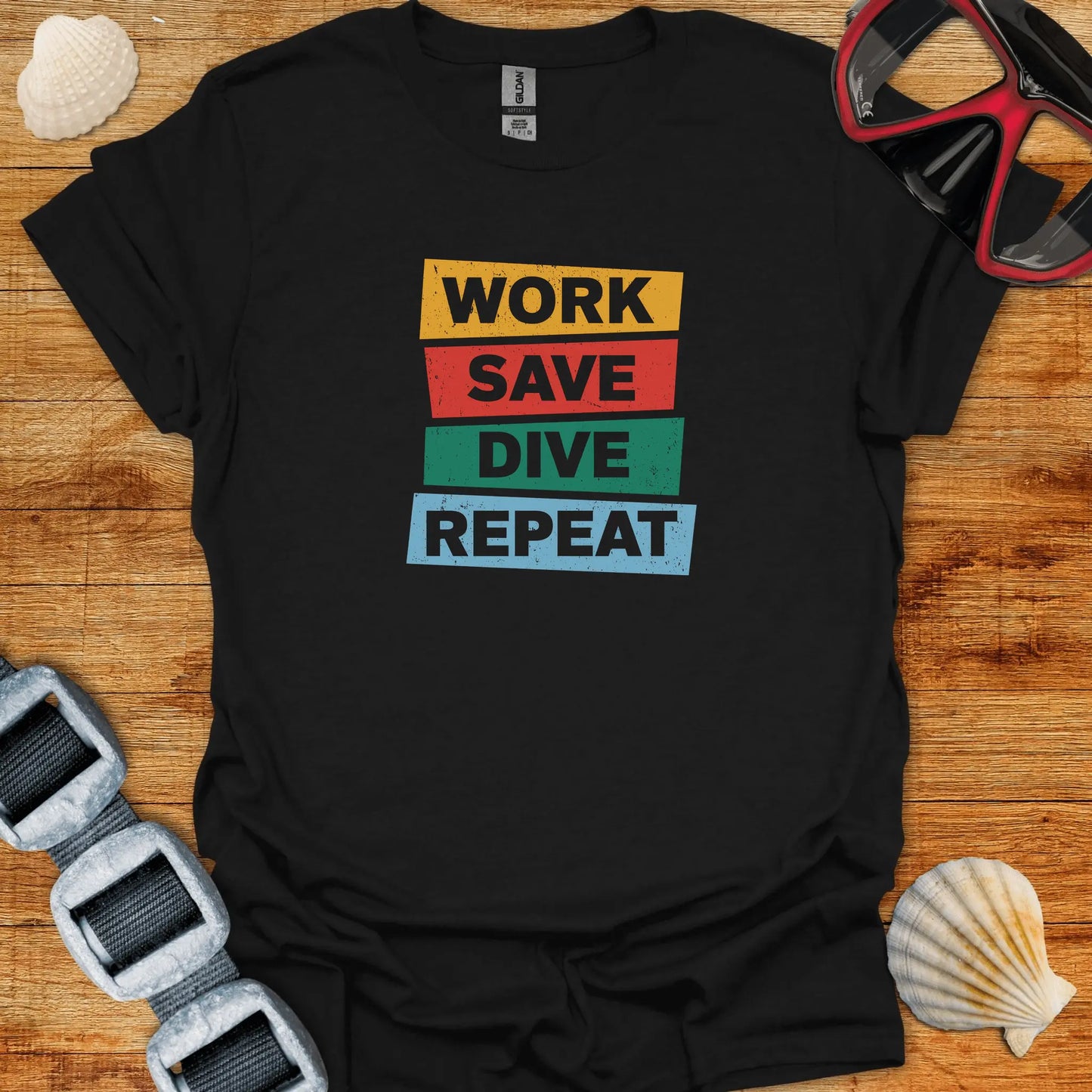 T-Shirt Black / S Save Dive T-Shirt