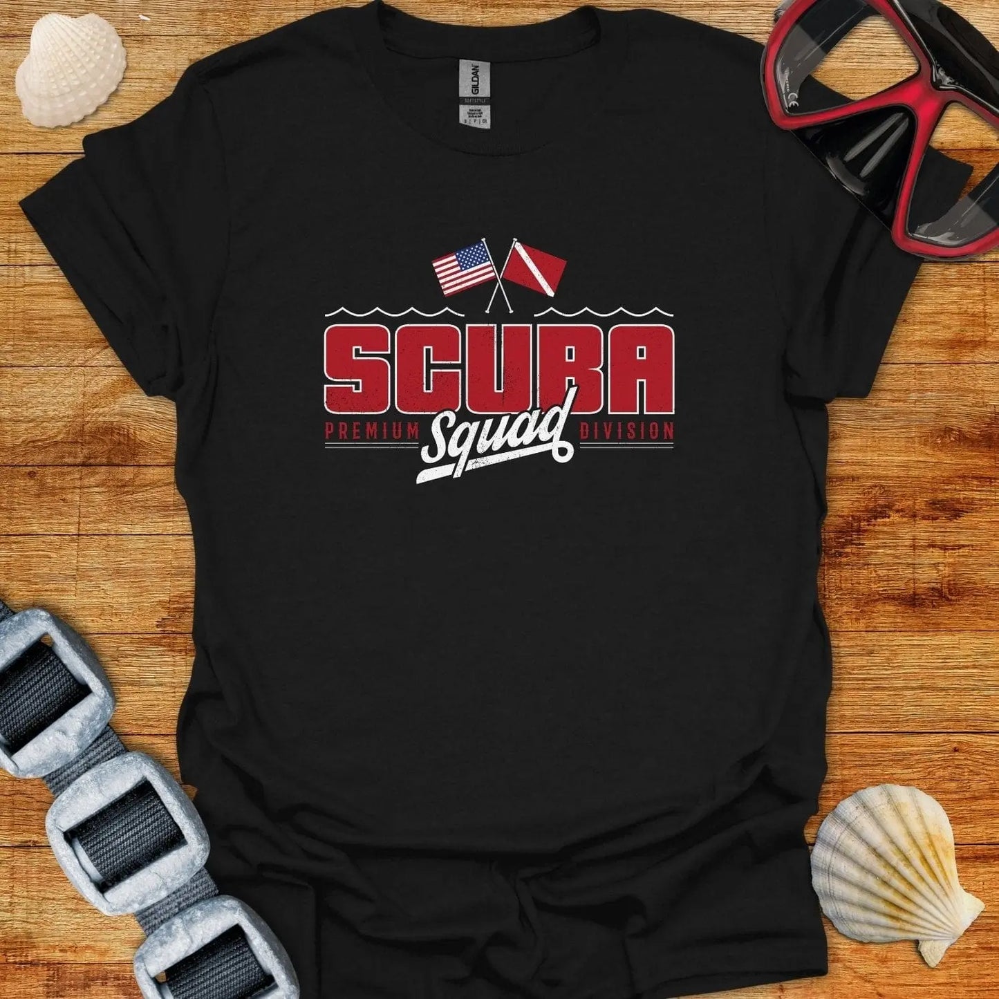 T-Shirt Black / S Scuba Squad T-Shirt