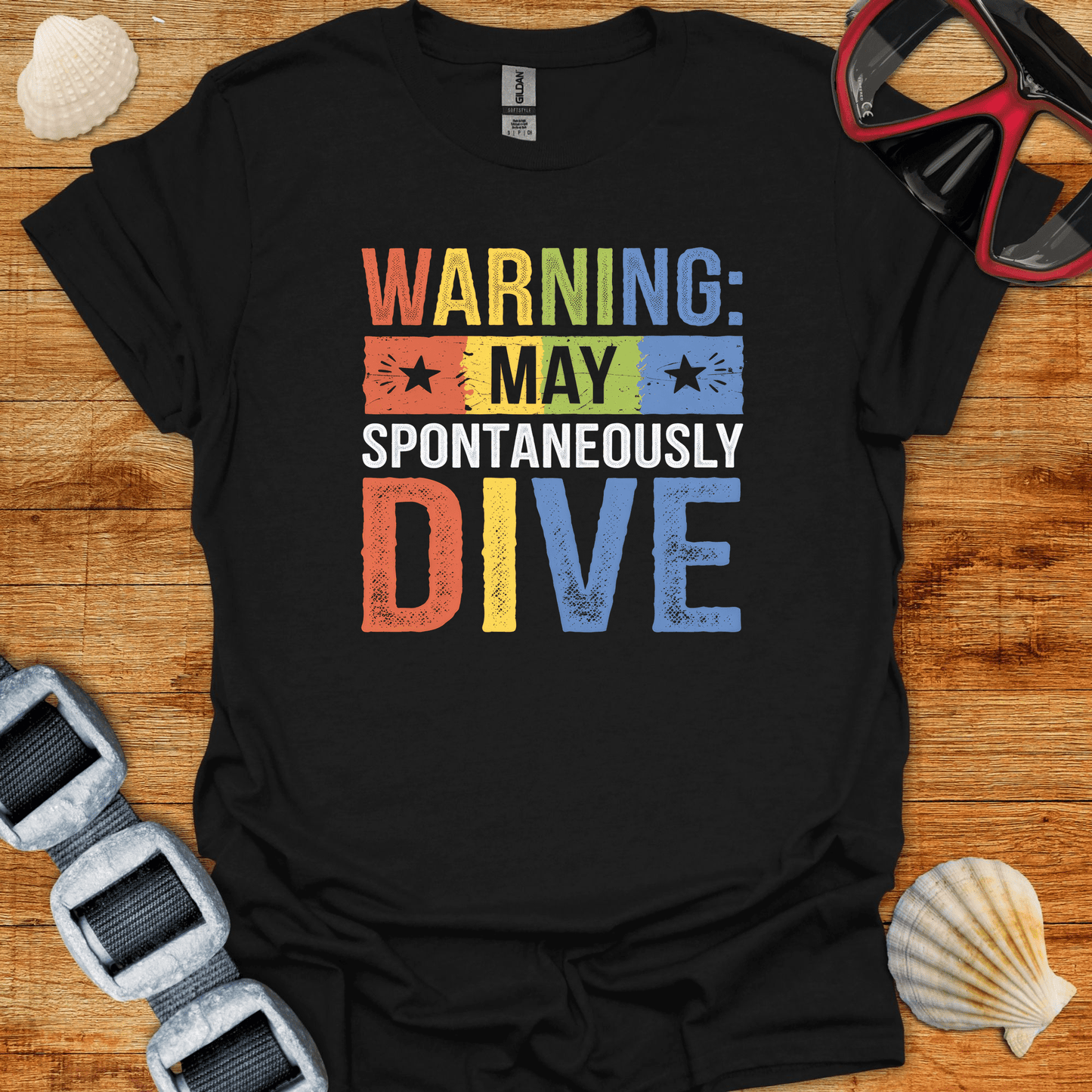T-Shirt Black / S Spontaneously T-Shirt