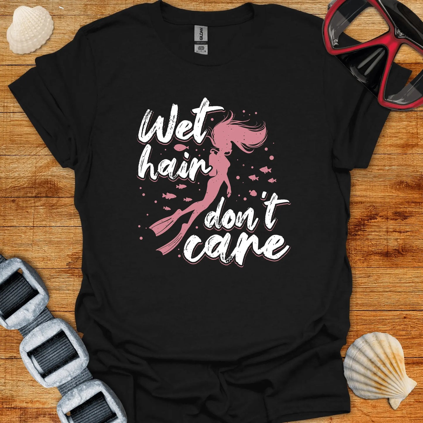 T-Shirt Black / S Wet Hair T-Shirt