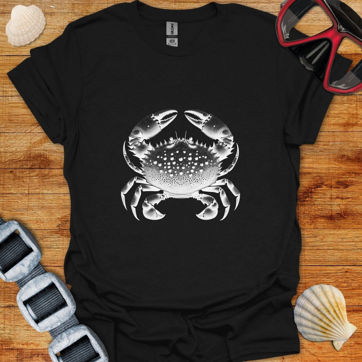 T-Shirt Black / XS Crab