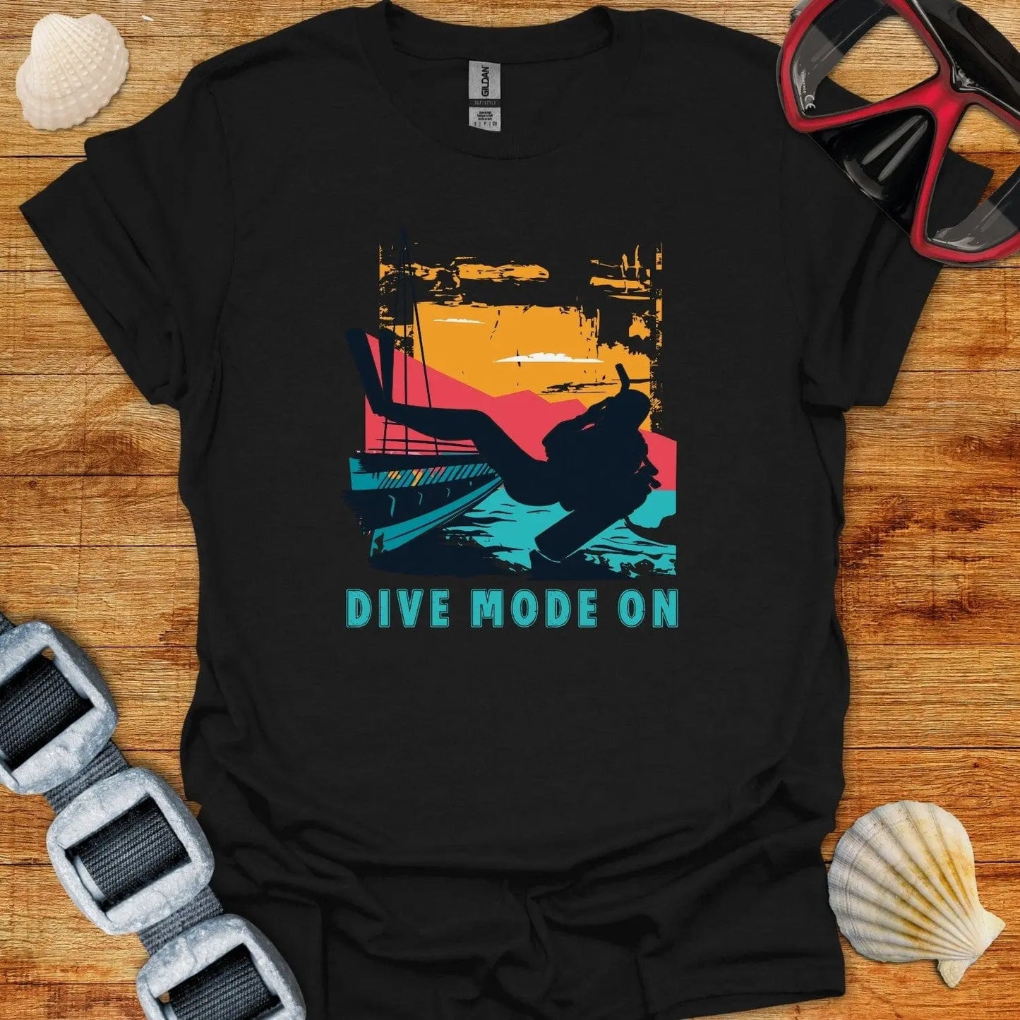 T-Shirt Black / XS Dive Mode On