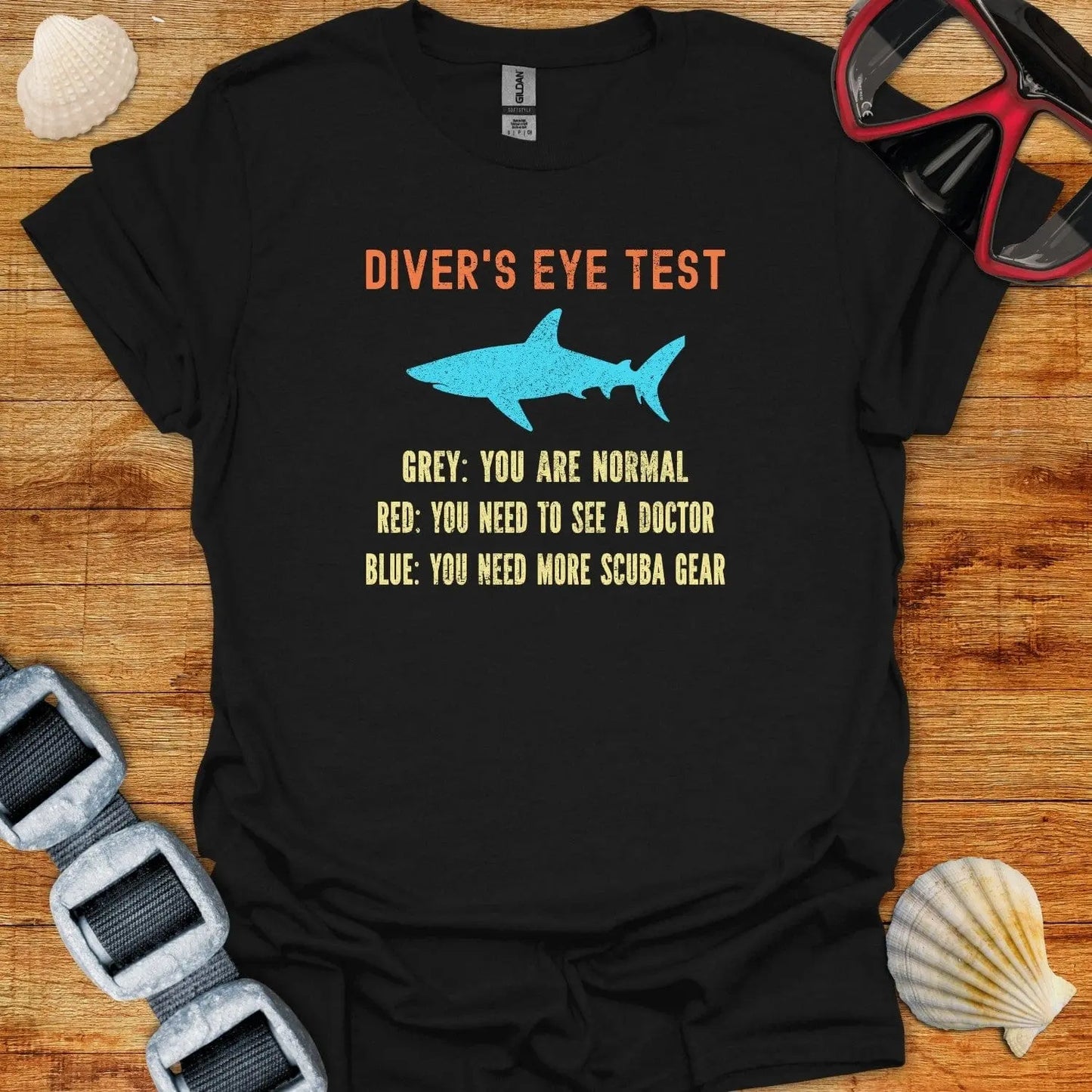 T-Shirt Black / XS Divers Eye Test