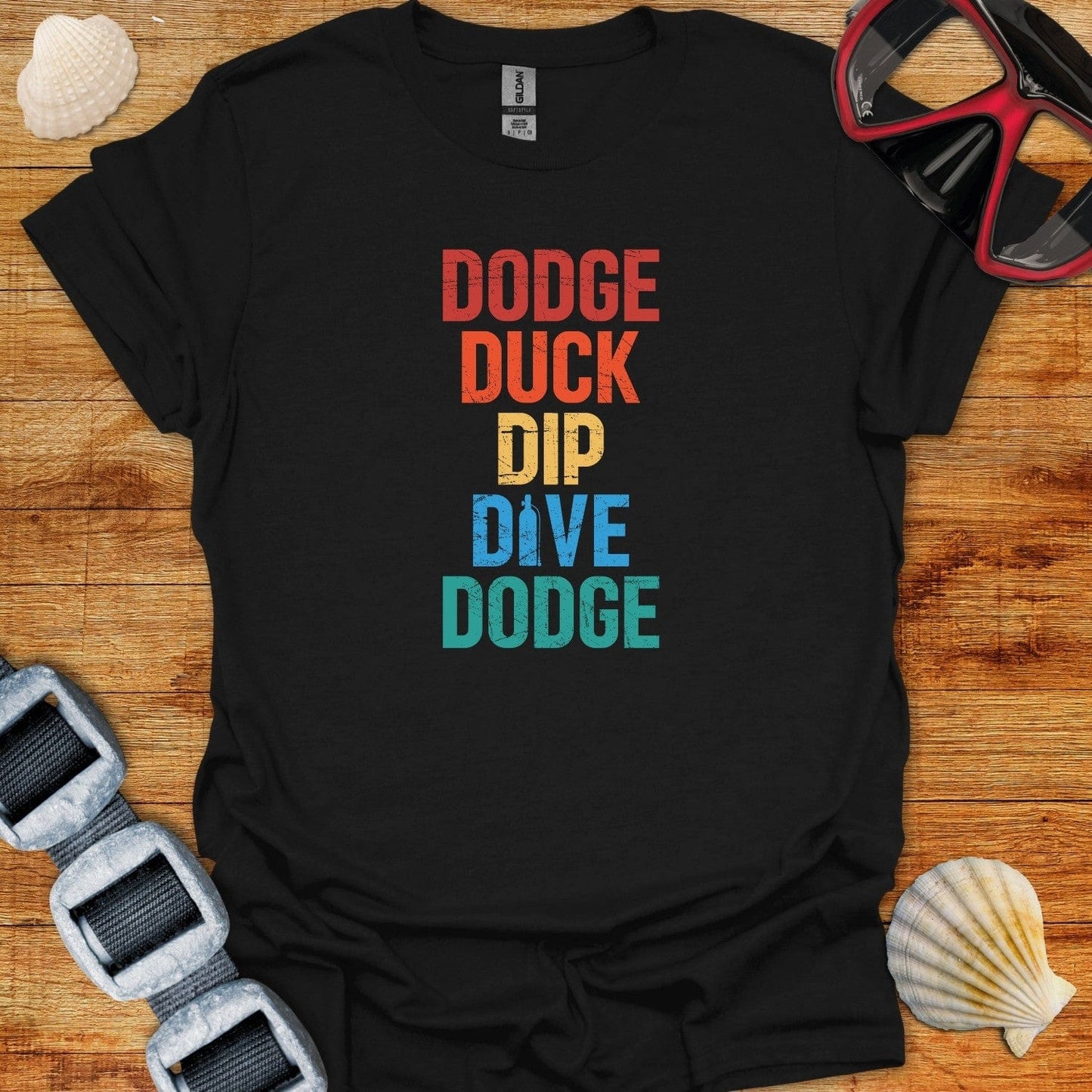 T-Shirt Black / XS Dodge Duck Dip Dive Dodge