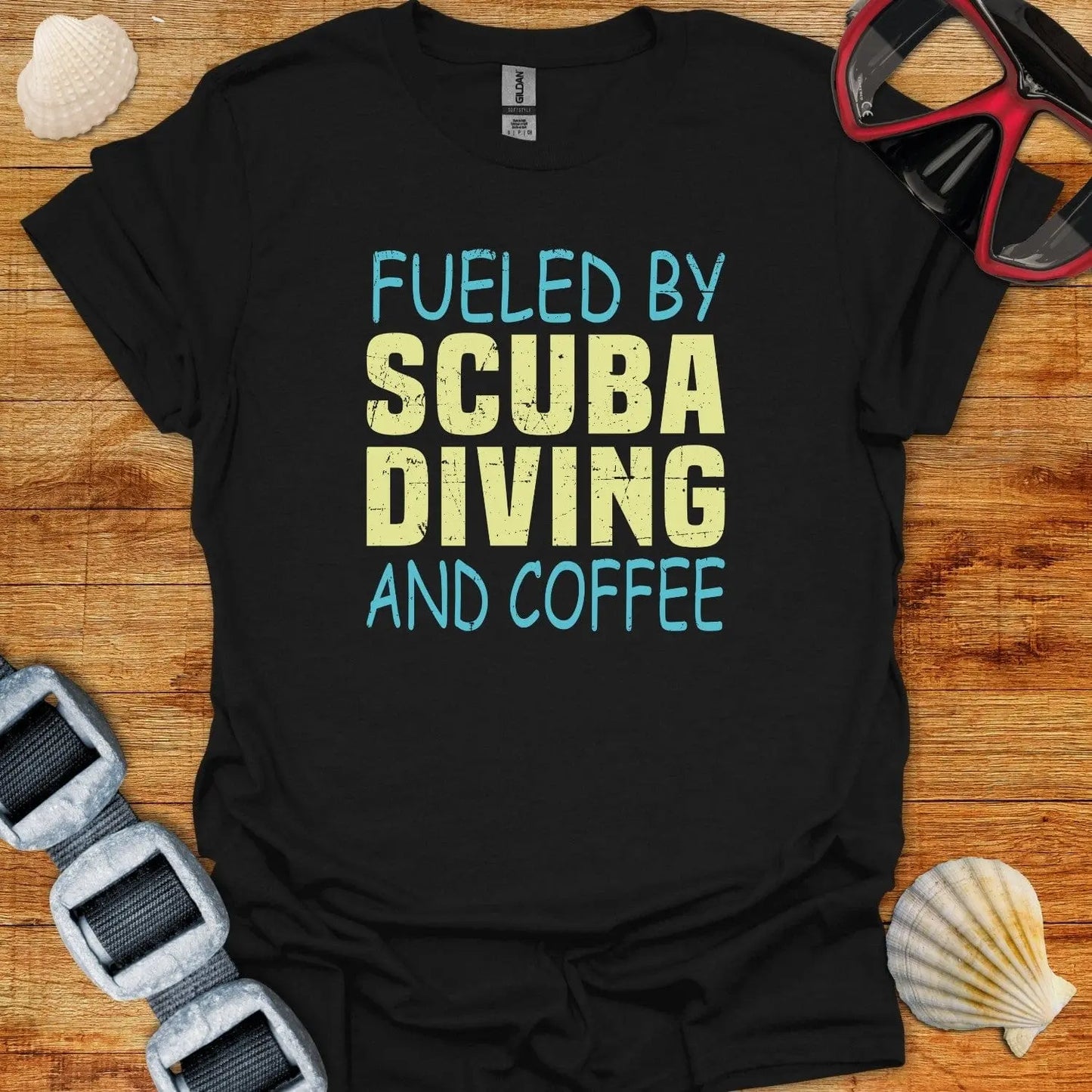 T-Shirt Black / XS Fulled By Scuba and Coffee