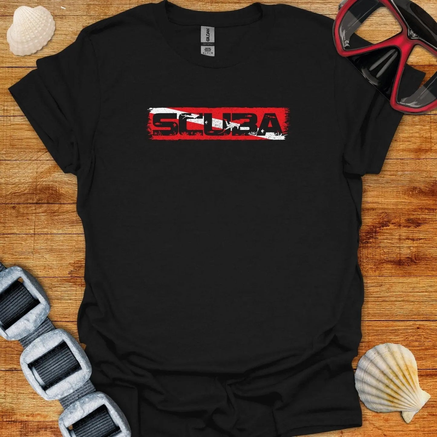 T-Shirt Black / XS Scuba